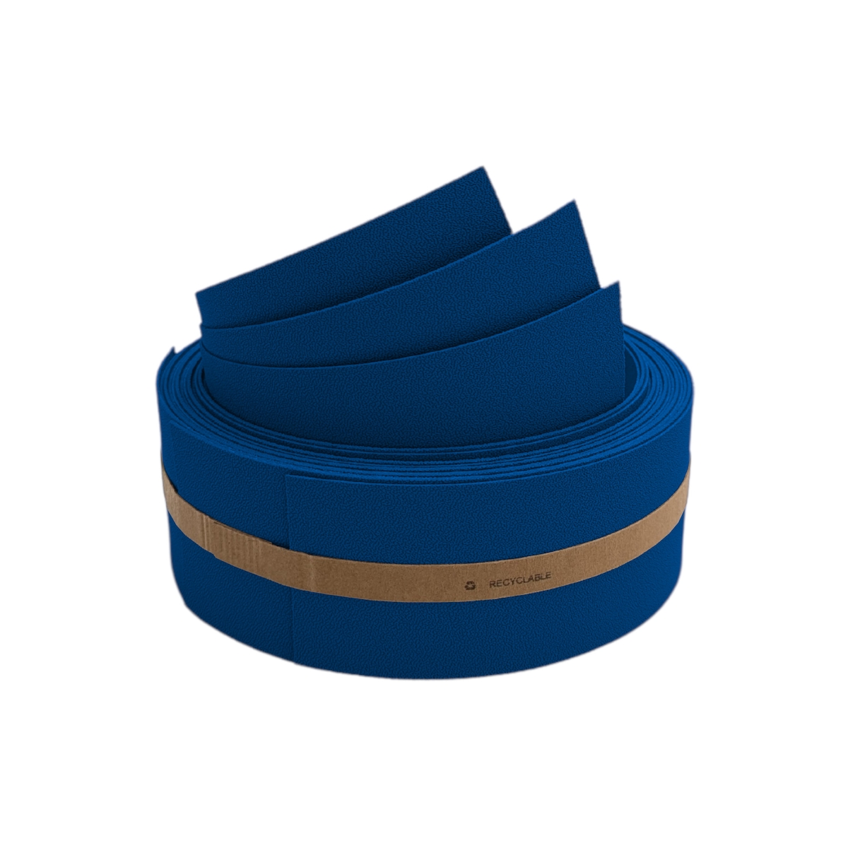 zaun|zu® Sichtschutz Premium Akzentstreifen Set Drittel Enzianblau 2,55m Image