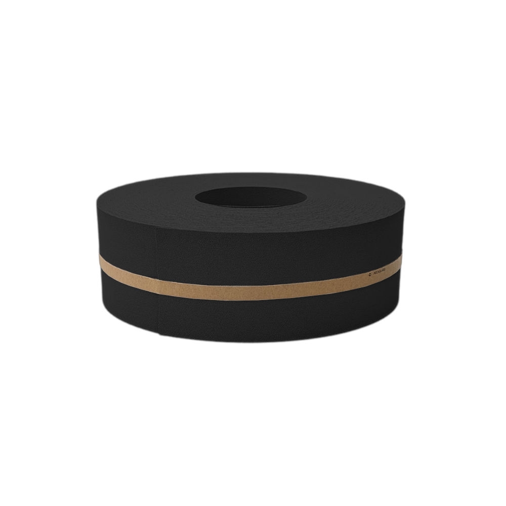 zaun|zu® Sichtschutz Premium Halbe Rolle für Doppelstabmatten Tiefschwarz 50m Image