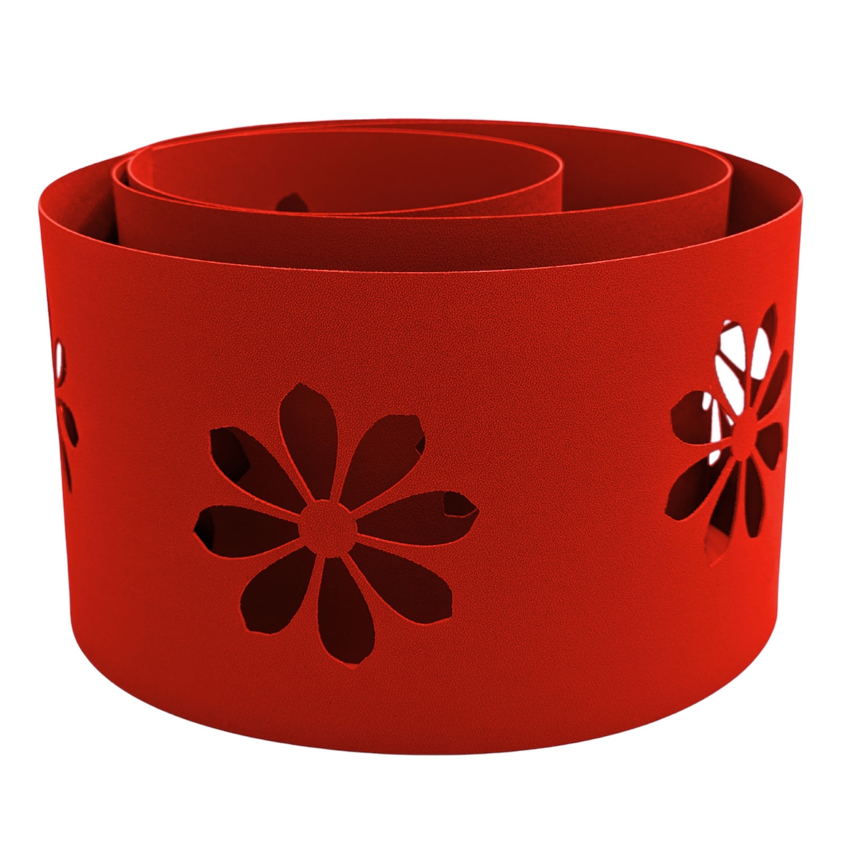 zaun|zu® Sichtschutz zaun|zu PREMIUM dekor Sonnenblume Sichtschutz Rot 2,55m Image