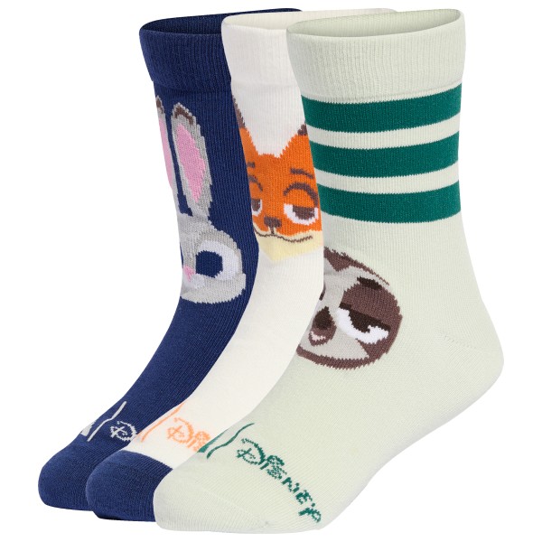 adidas - Kid's LK Disney Zoo 3-Pack - Multifunktionssocken 25-27 | EU 25-27 beige