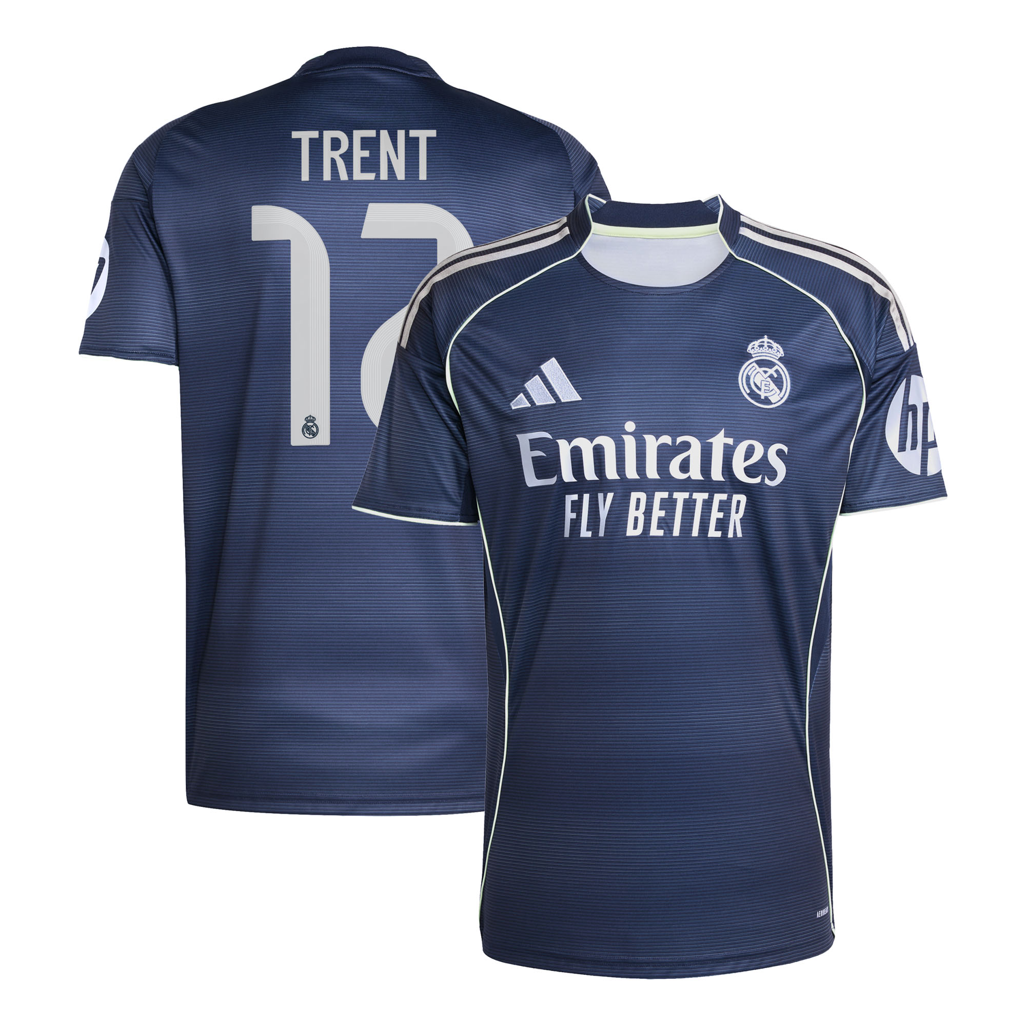 Real Madrid 25/26 adidas Auswärtstrikot mit aufdruck Trent 12 Image