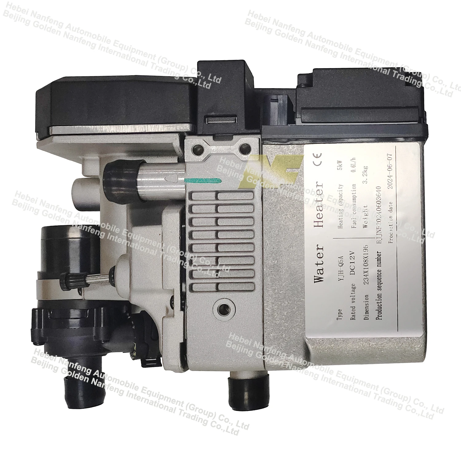 Bestseller 5 kW 12 V Diesel-Warmwasserbereiter Diesel-Kühlmittelheizung Webasto Standheizung mit CE für Auto