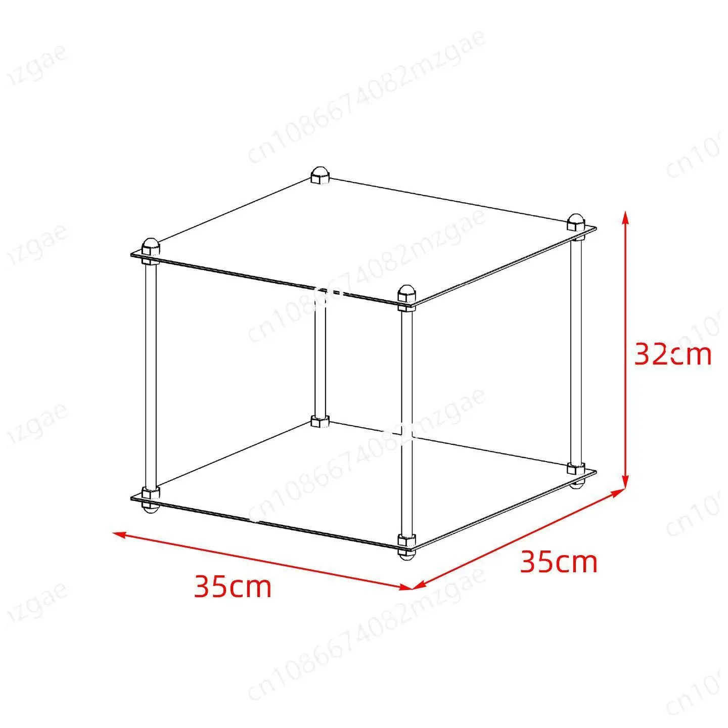 Minimaler kleiner Beistelltisch aus Edelstahl, Couchtisch, Boden, mehrschichtiges Gestell, Metall-Winddisplay, Lagerregal Image