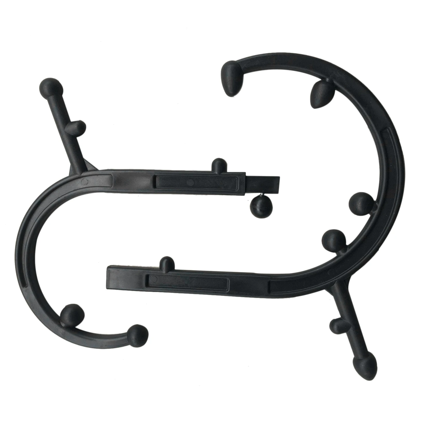 BABP Multifunktionales tragbares Massagegerät Punkt Blutmuskelmassagestab Schulter- und Nackenrücken-Selbstmassagegerät Fitness Schwarz Image