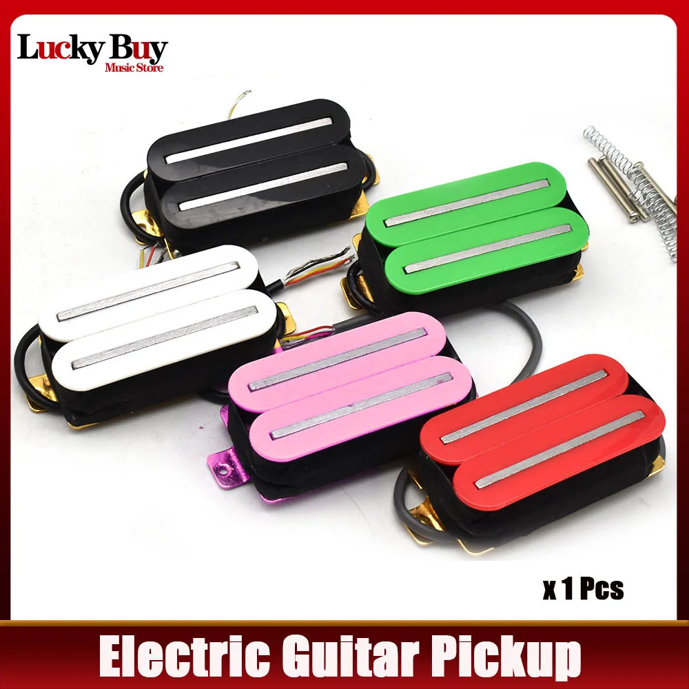 1 Stücke 2-Dual Blade E-gitarre Pickup Neck Bridge Pickup 4 Spule Humbucker LP ST E-gitarre Pickup Multi Farbe Image