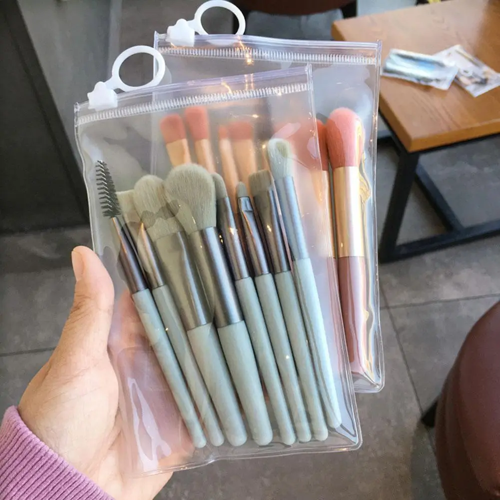 Weiche, flauschige Make-up-Pinsel-Set, Gesicht, Foundation, Rouge, loses Pulver, Lidschatten, Rouge, Blending, Schönheit, Kosmetik, Schönheitswerkzeug