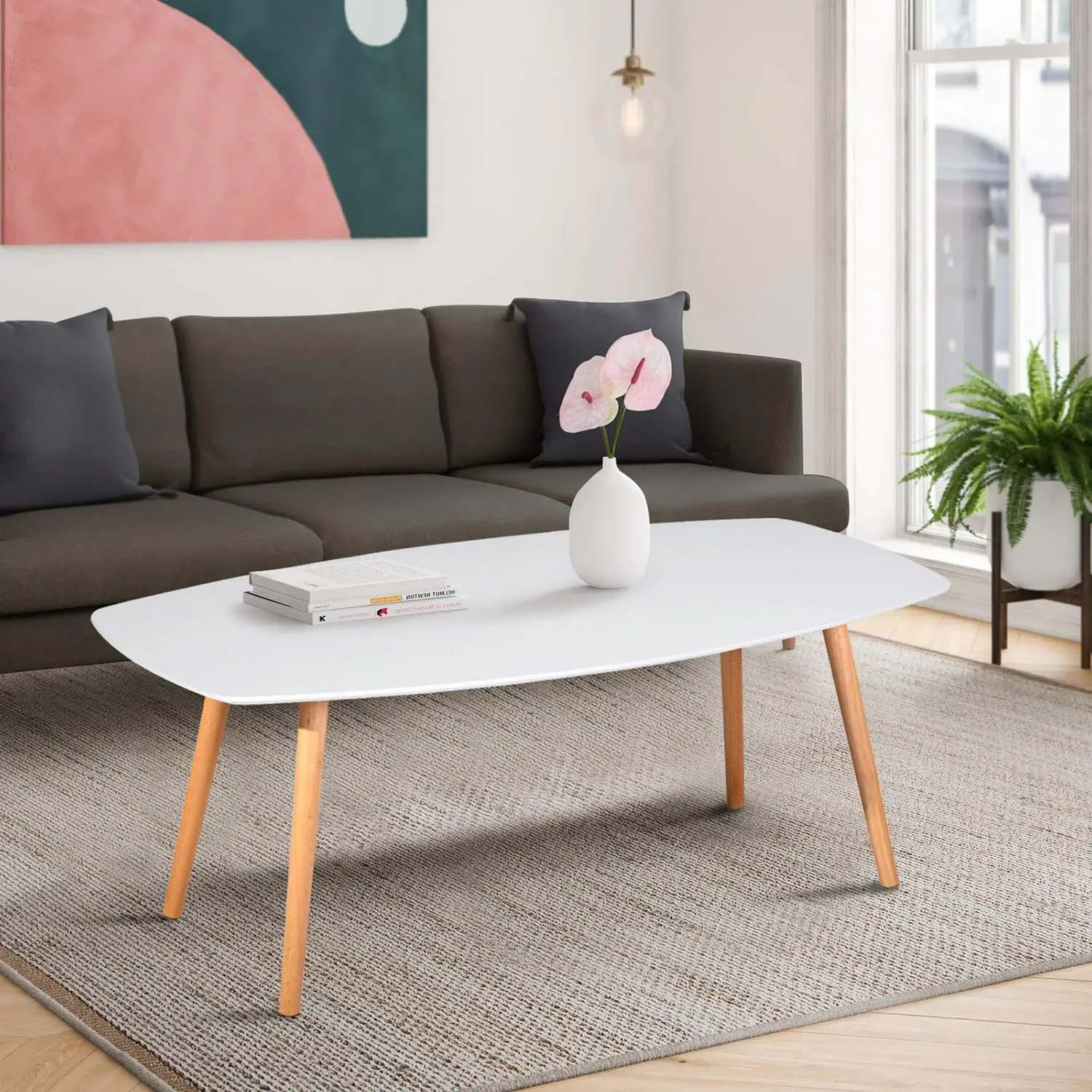 Couchtisch Wohnzimmer Tisch Beistelltisch Couch Tisch moderner weißer Tisch