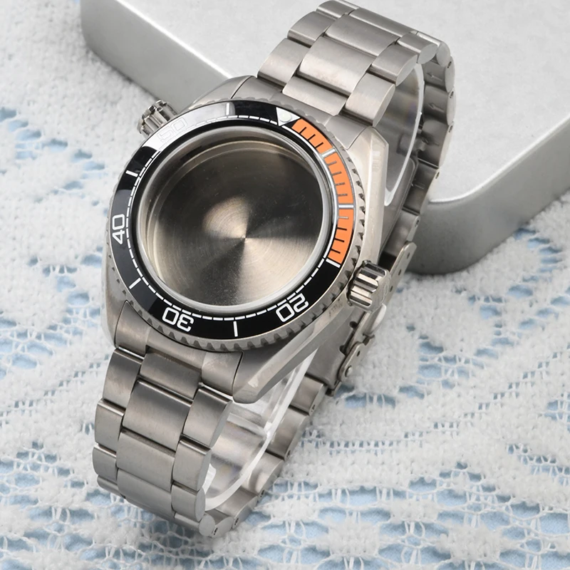 HEIMDALLR Titan 41mm Taucheruhrengehäuse Saphirglas C3 Super Luminous für NH35A/NH36A Automatikwerk passend für Seiko Mod-Gehäuse Image