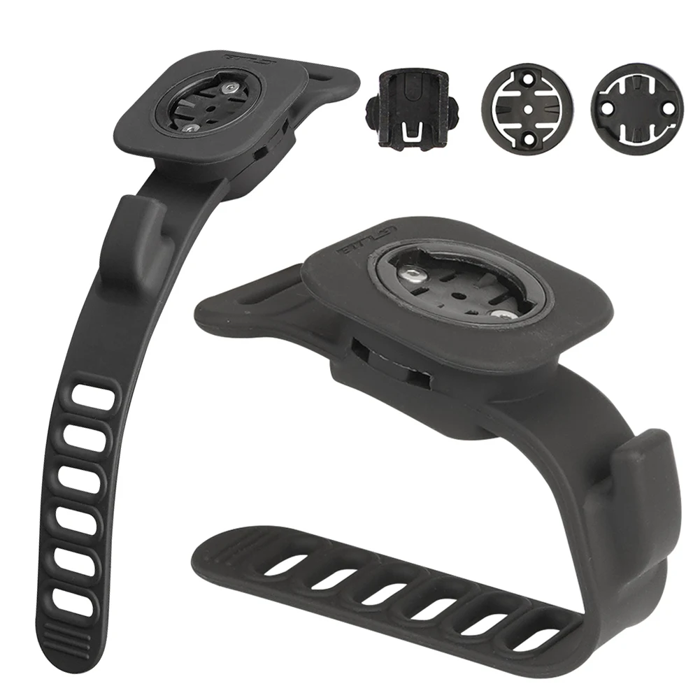 Supporto per computer da bicicletta in silicone Supporto per computer per manubrio da bicicletta antiscivolo Supporto per computer da bici multifunzione per bici da strada MTB