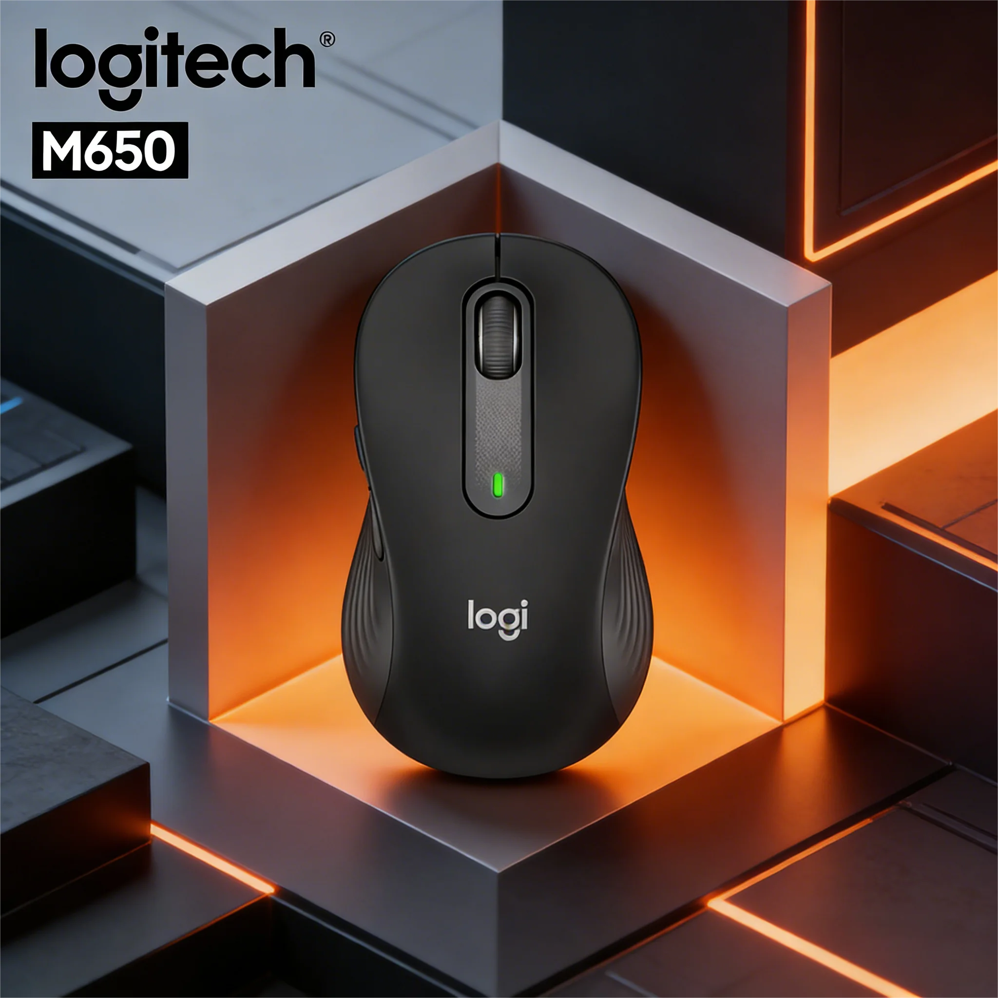 Logitech M650/M650L kabellose Bluetooth-Dual-Mode-Maus, geräuschlos, tragbar, für alle Bürocomputer Image