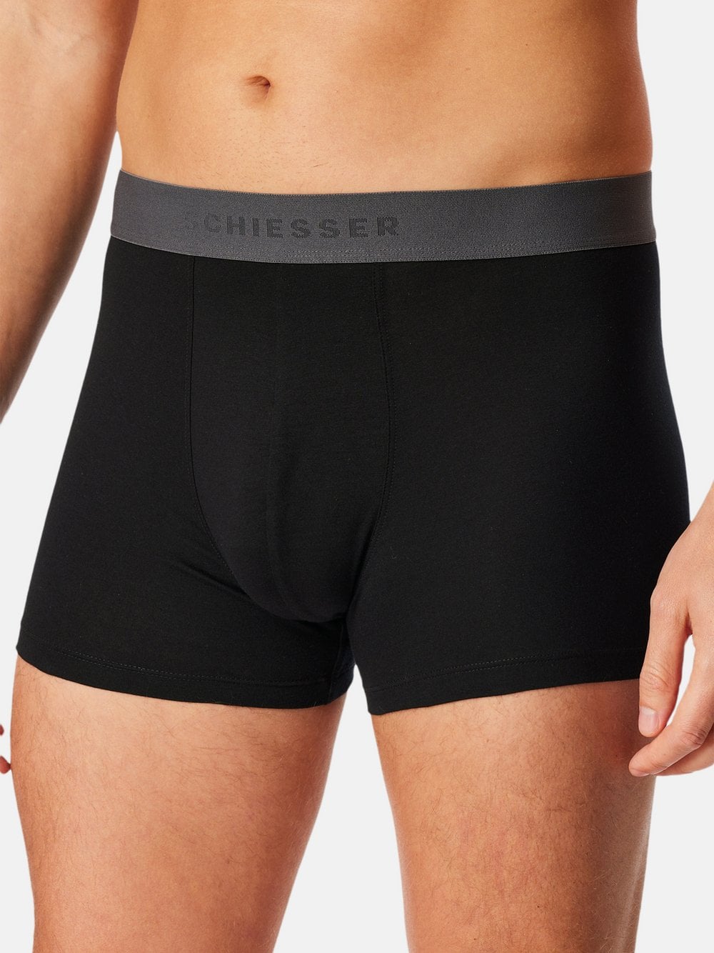 Schiesser Retro Short Herren schwarz, XXL Image