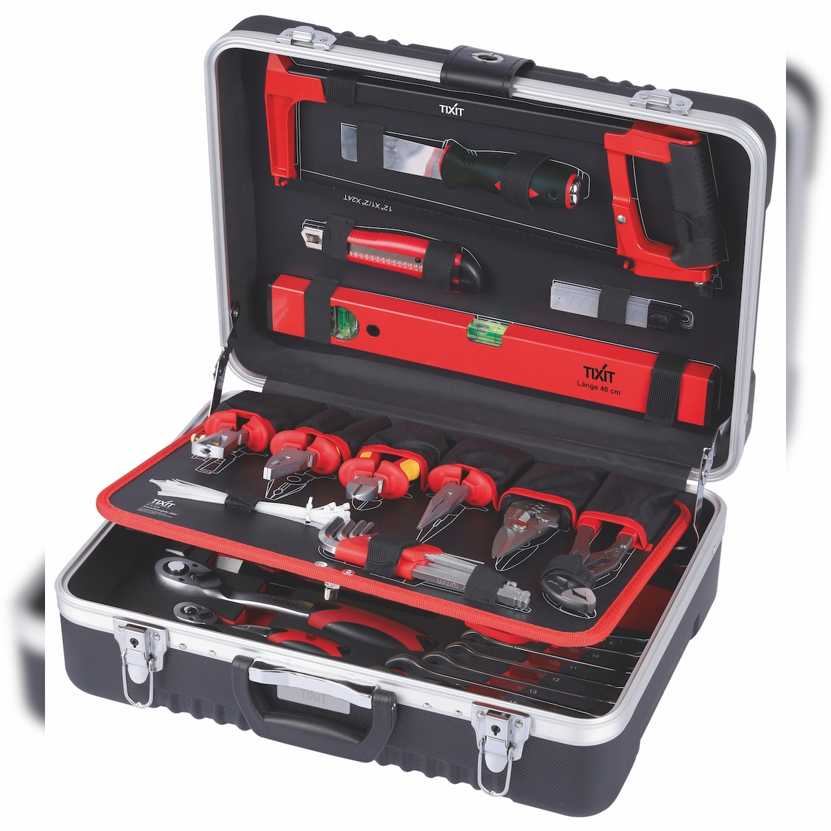 Tixit ABS-Werkzeugkoffer "Elektriker" 137 tlg. Image