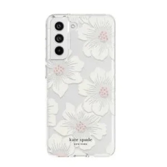 Kate Spade Cell Phones & Accessories | Kate Spade White Floral Phone Case | Color: White | Size: Os