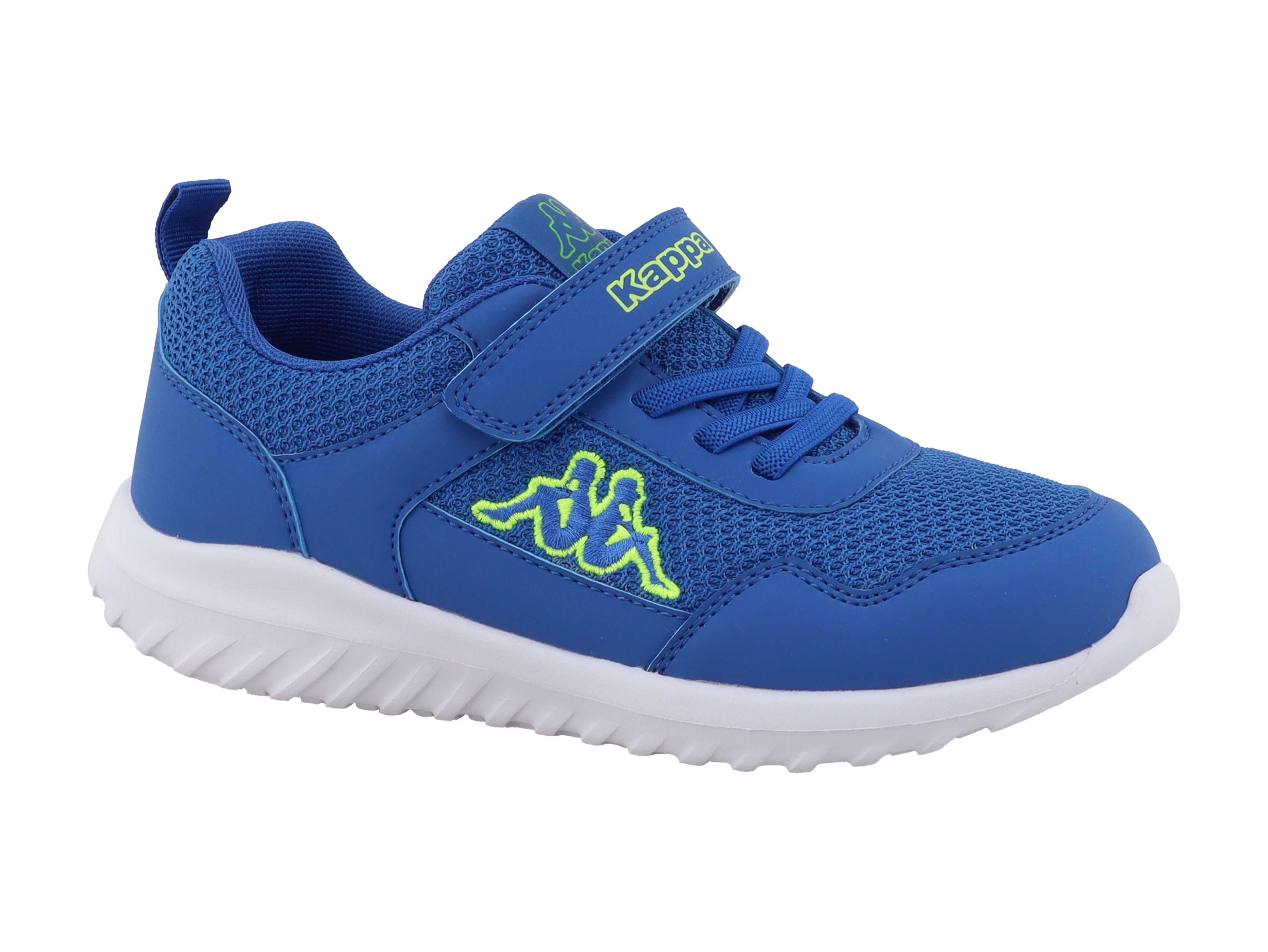 Sneaker KAPPA "PINELLA", Damen, Gr. 33, royal, lime, Synthetik, Schuhe Sneaker