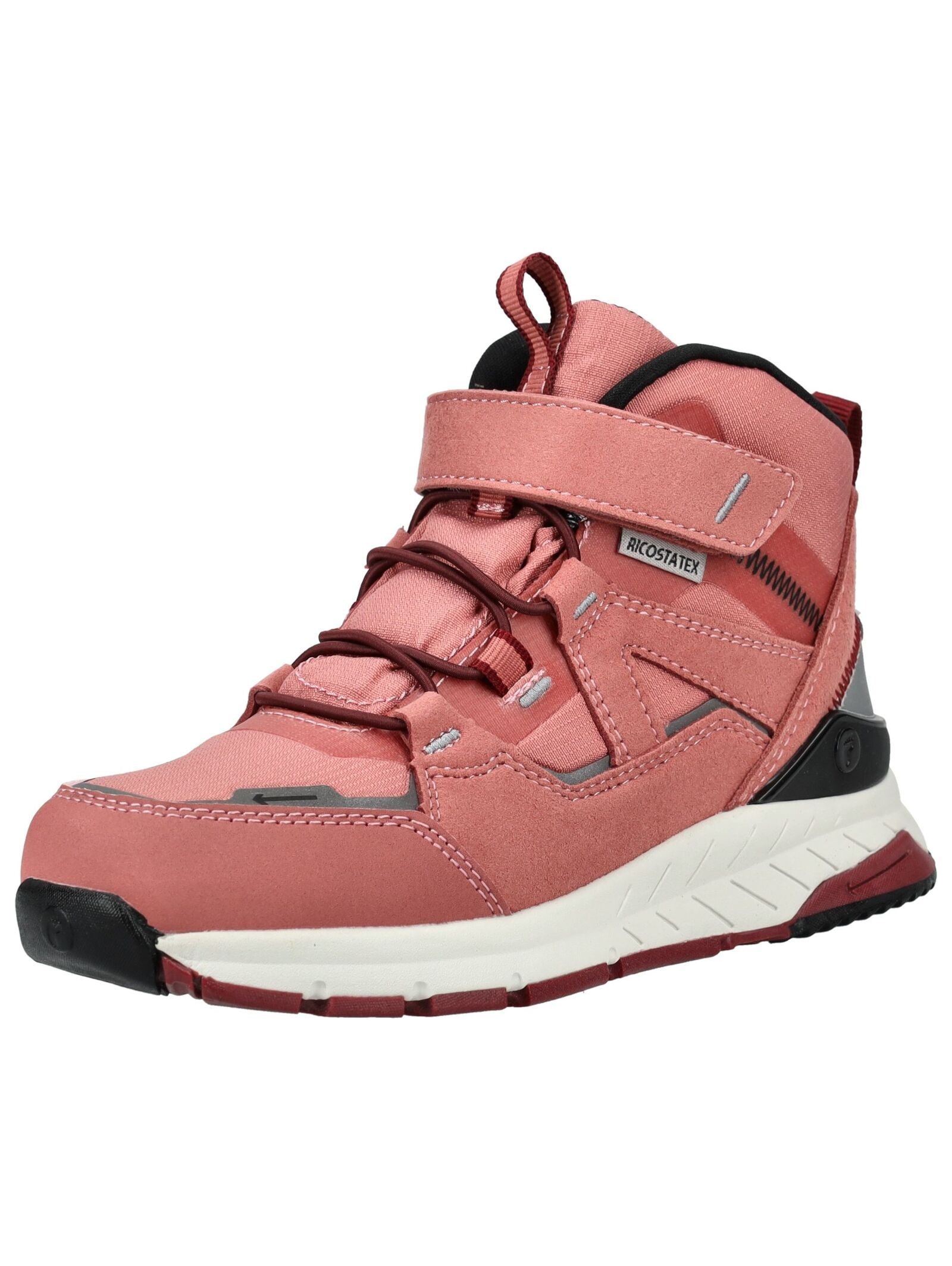 Stiefelette RICOSTA "Ricosta Stiefelette Textil", Mädchen, Gr. 31, rosa, Textil, Schuhe Stiefelette