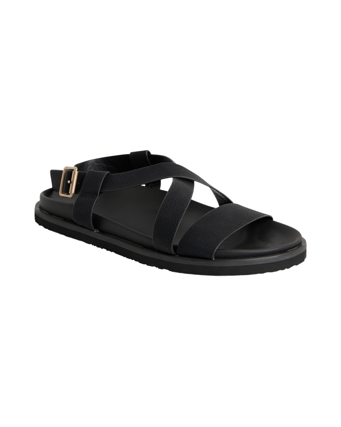 Sandale ROXY "Zaho Crossed", Damen, Gr. 8,5(39), schwarz, Obermaterial:Obermaterial: 95% synthetisches PU/5% Metall, Futter: 100% synthetisches PU, Laufsohle: 100% EVA;, Schuhe Sandale