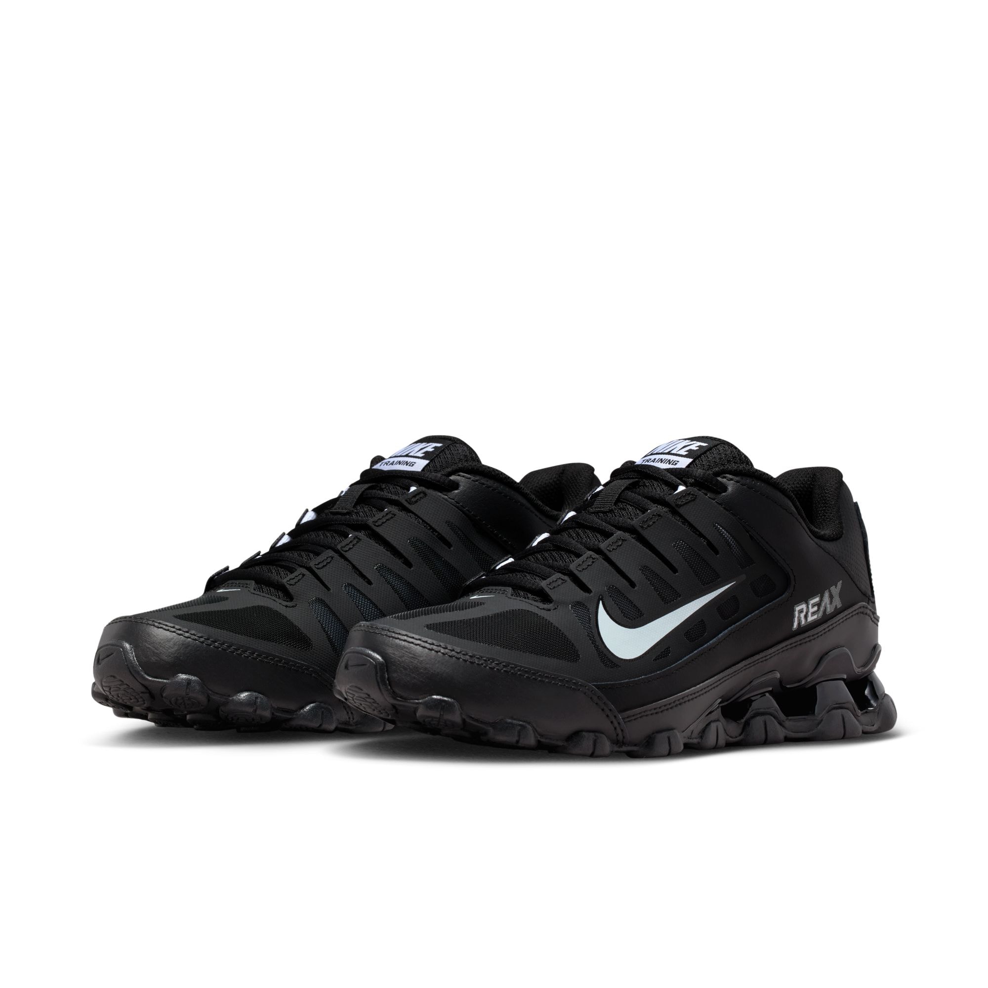 Sneaker NIKE "W NIKE REAX 8 TR MESH", Damen, Gr. 41, schwarz, weiß, Leder, Synthetik, Schuhe Sneaker