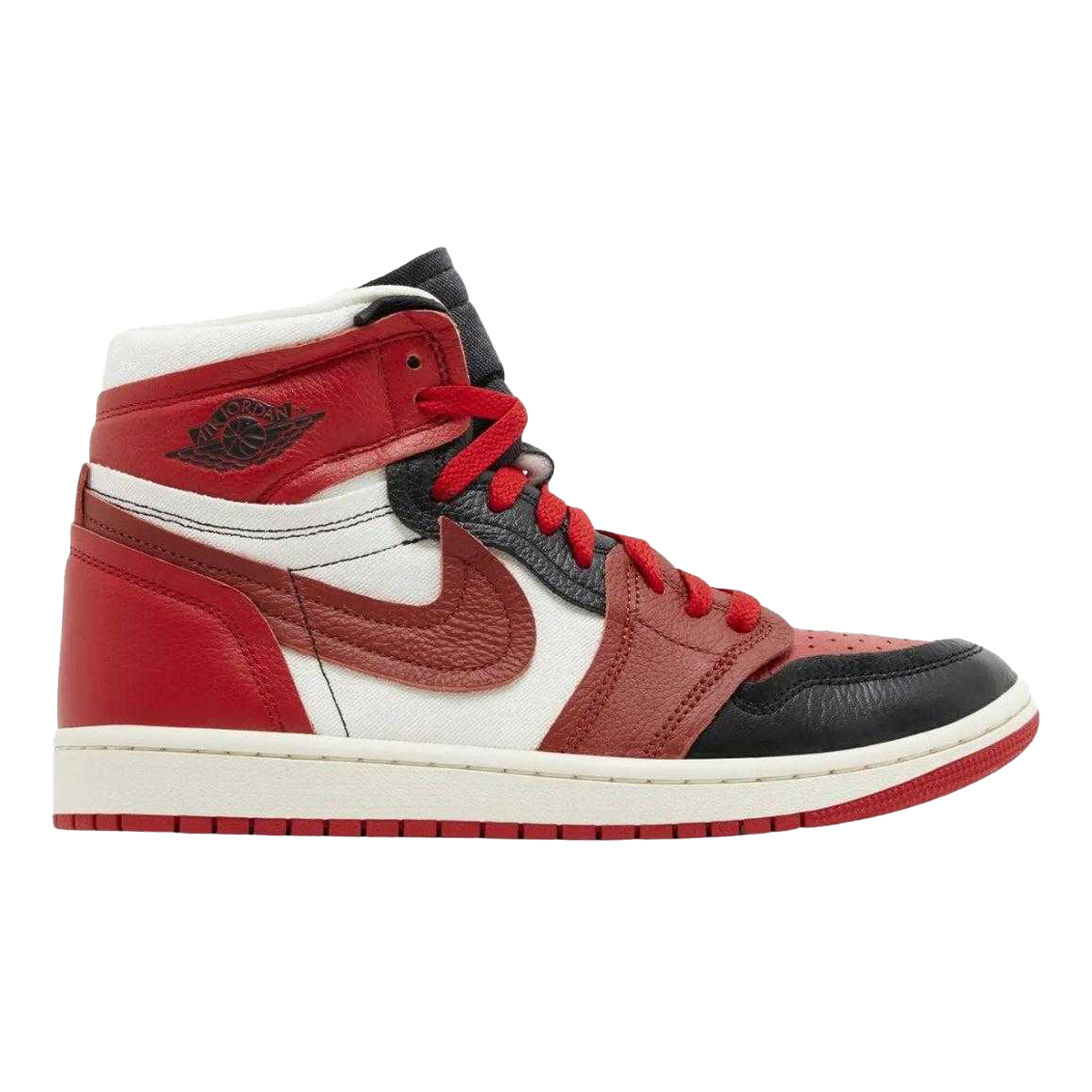 Nike - "Air Jordan 1" Sneaker für Damen, Leder (Blau/Schwarz/Weiß)