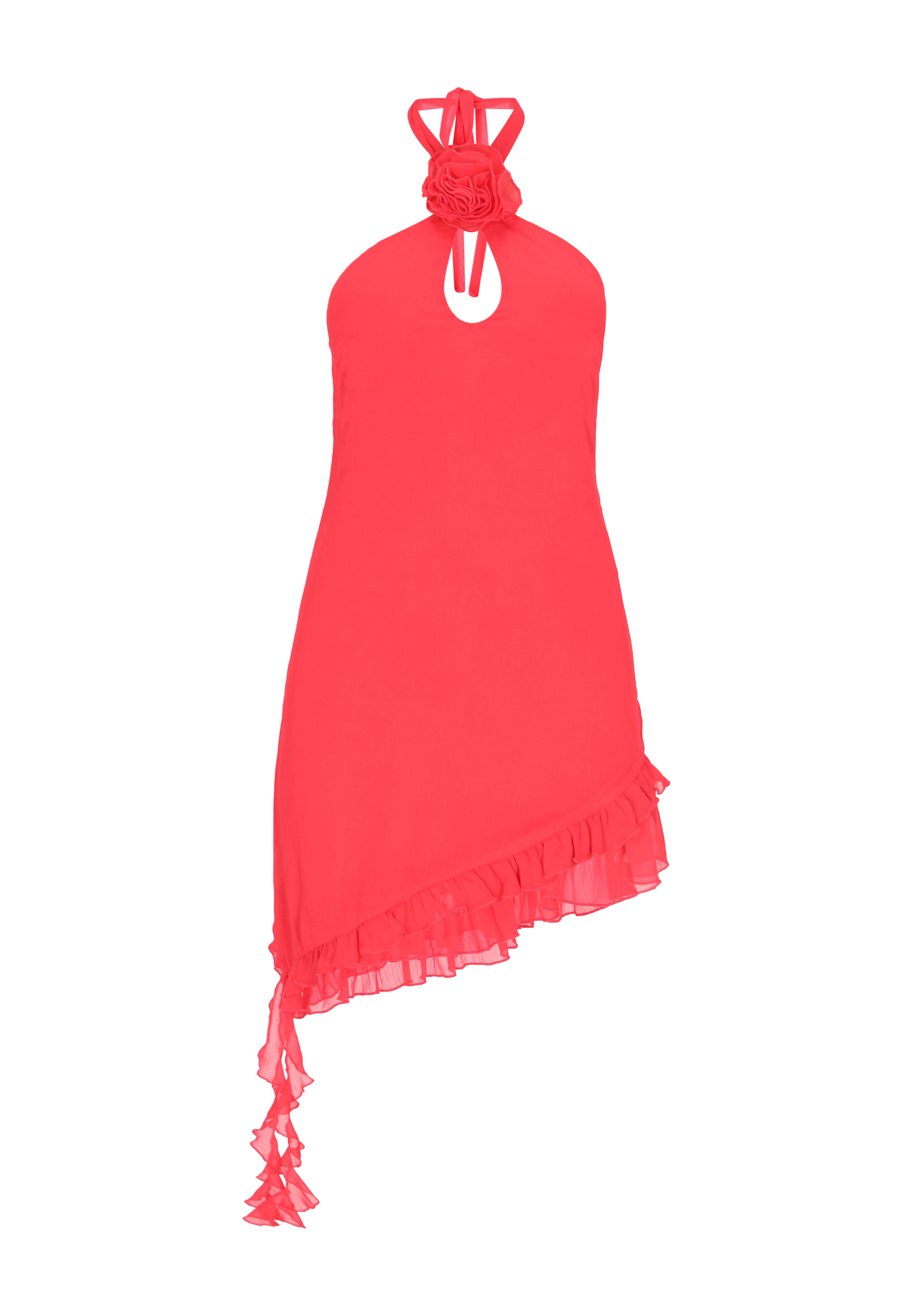 Mymo Kleid Frauen Rot M