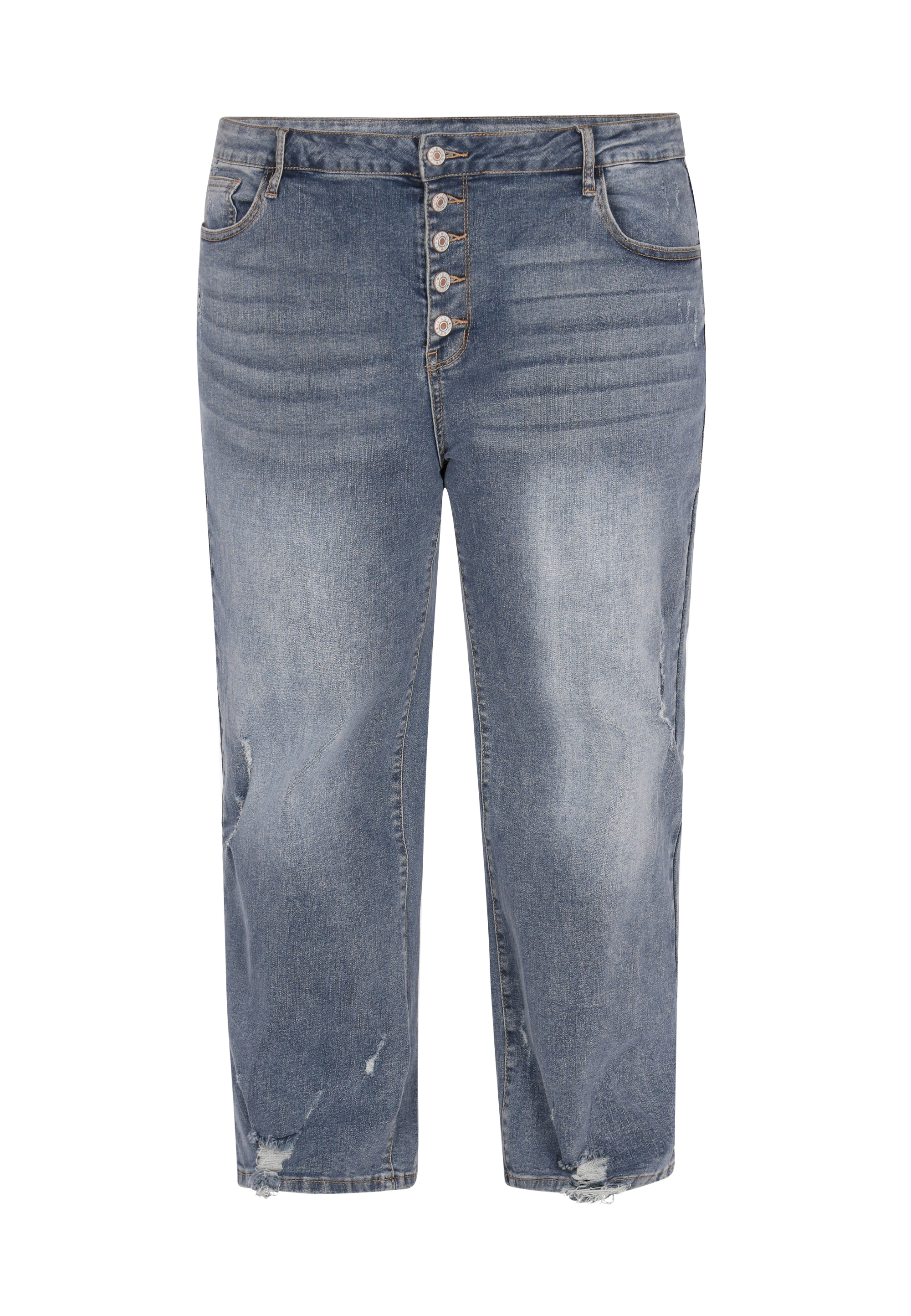 Mymo Hosen in großen Größen Frauen grau