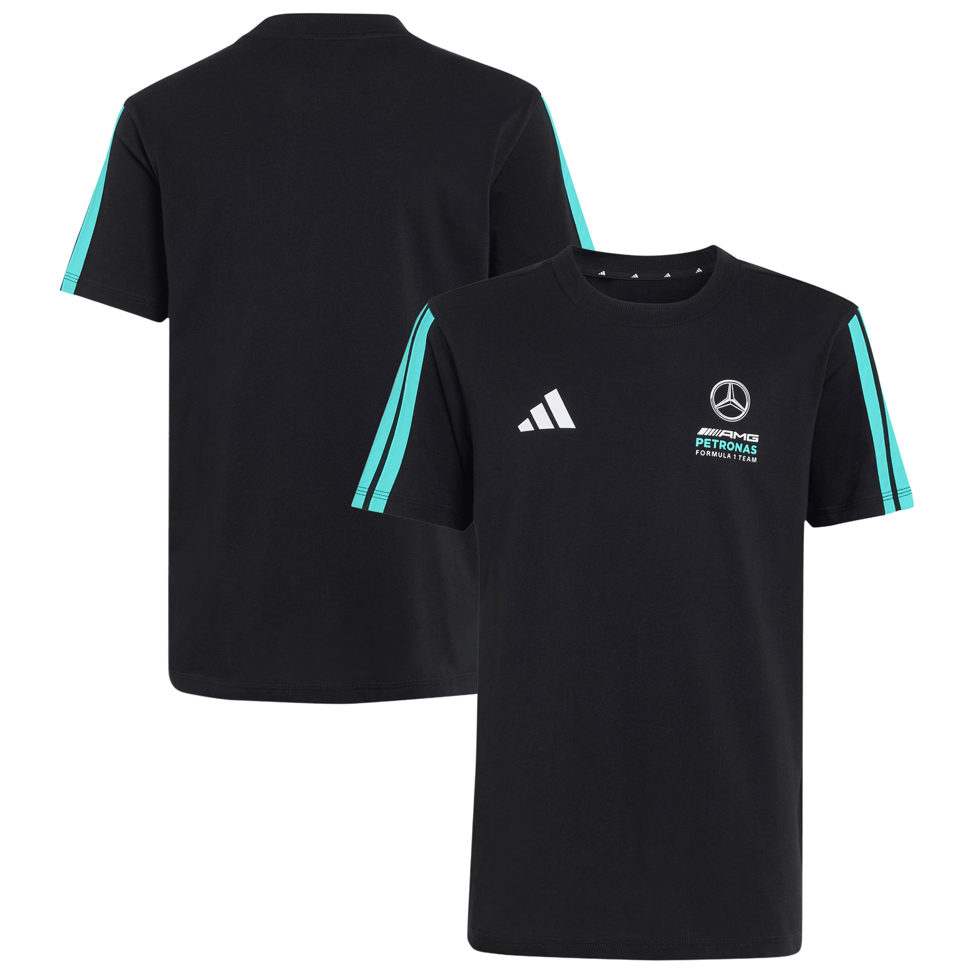 Mercedes AMG Petronas adidas F1 Logo T-Shirt – Kinder Image
