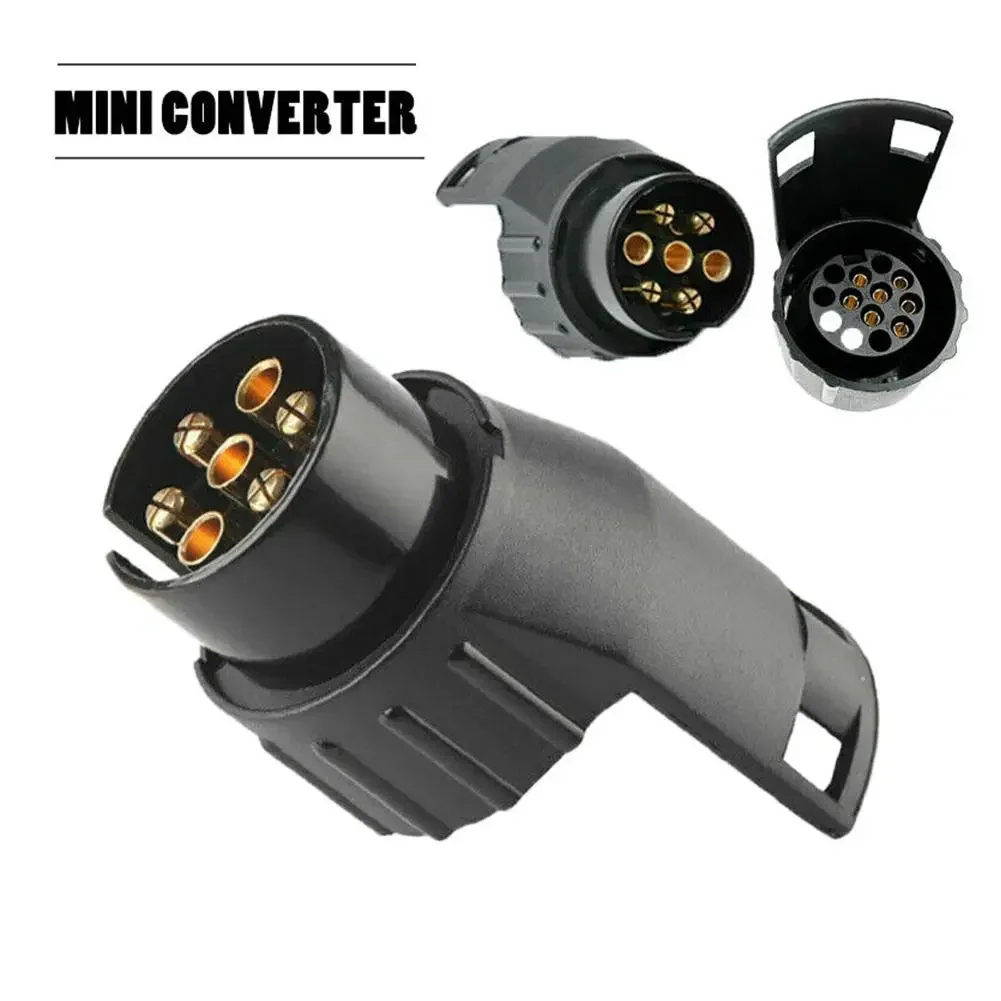 7 Spille A 13 Spille Rimorchio Caravan Towbar Traino Presa Elettrica Adattatore Convertitore Spina 12V Adattatore Connettore Elettrico Auto Camion