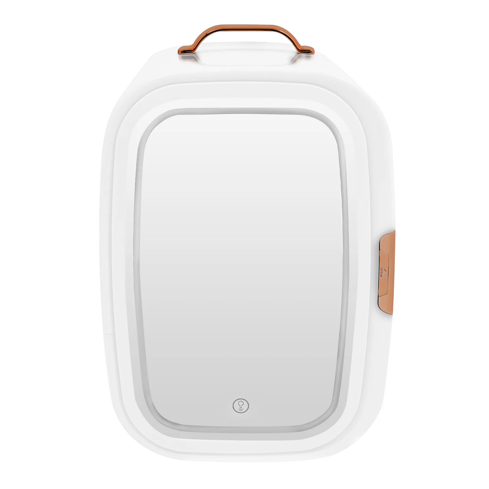 50w 12v Mini réfrigérateur 29*25*44cm réfrigérateur cosmétiques LED réfrigérateur de soins de la peau avec conception de chauffage de refroidissement pour le stockage comestic