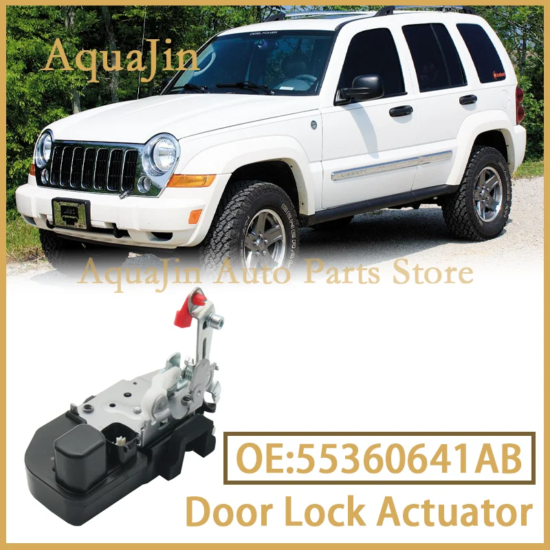 55360641AB Portellone Blocco Attuatore di Chiusura Per Jeep Liberty KJ Cherokee MK1 2003 ~ 2007 2004 2005 2006 55360641AA Adatto Auto OEM