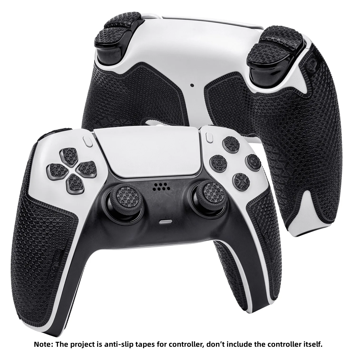 TALONGAMES Controller Grip Tape For Playstation 5 DualSense,Anti-Slip,Sweat-Absorbent,Textured Skin Kit for PS5 Handle Grip Tape
