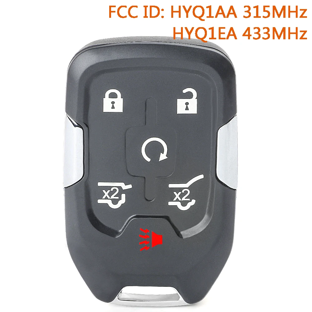 KEYECU HYQ1AA HYQ1EA für Chevrolet Suburban Tahoe für GMC Yukon 2015 2016 2017 2018 2019 2020 2021 2022 2023 Fernbedienungsschlüssel Image
