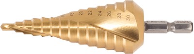 Ks Tools HSS-TiN Stufenbohrer,Ø 4,8-10,7mm, 5 Stufen [Hersteller-Nr. 330.2362] Image
