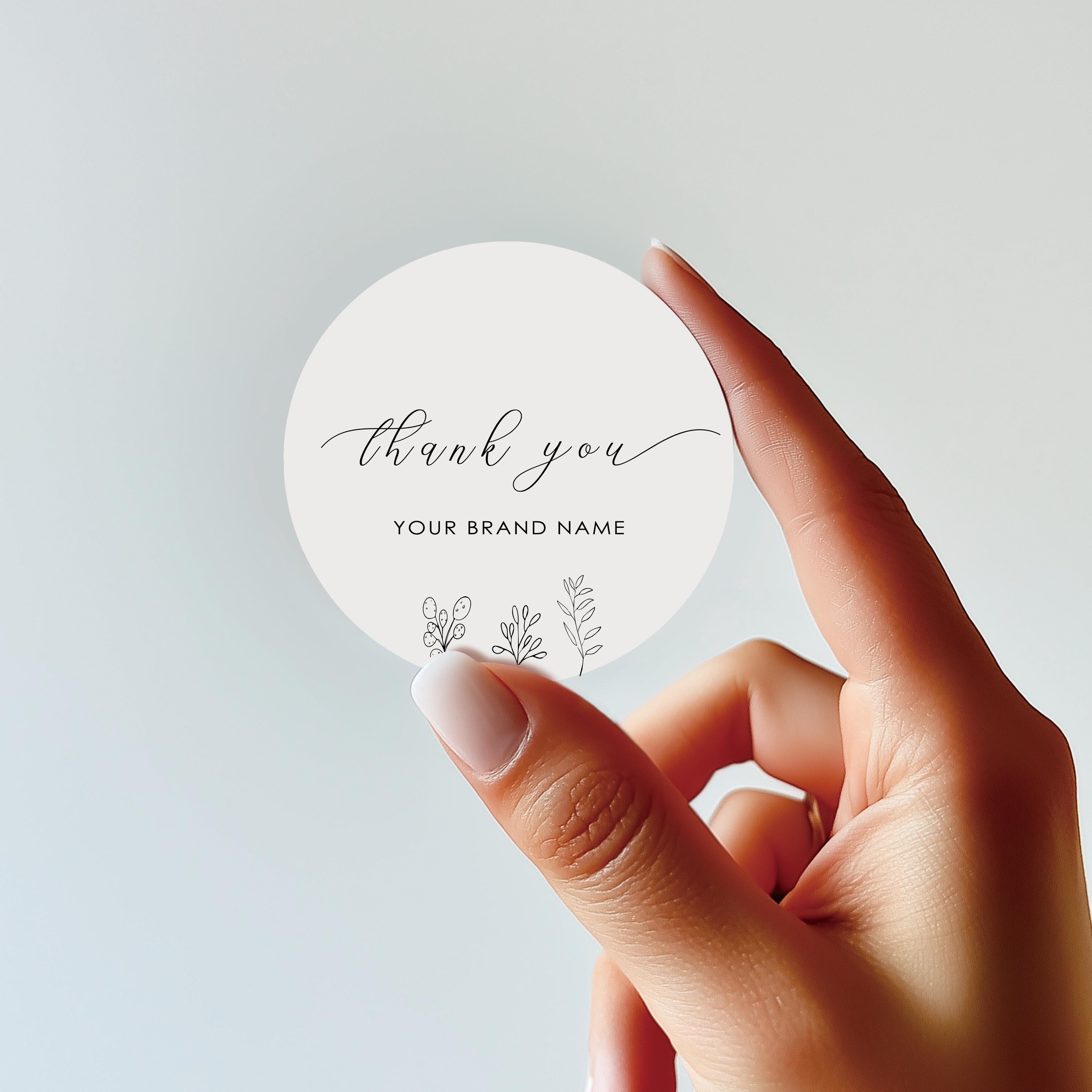 Adesivi di ringraziamento / Adesivi aziendali personalizzati / Sigilli per etichette all'ingrosso / Branding per piccole imprese / Adesivi, etichette,