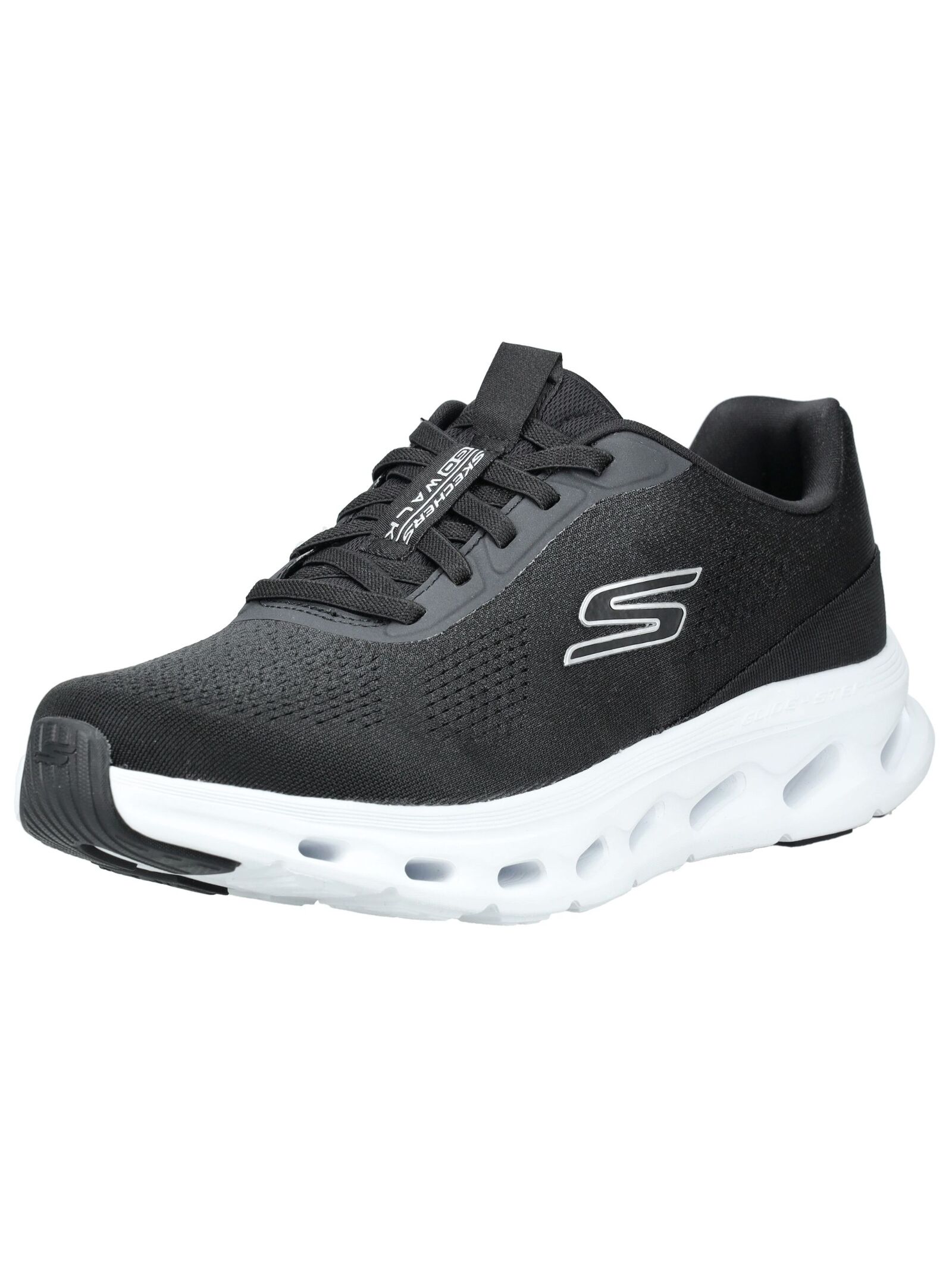 Sneaker SKECHERS "Skechers Sneaker Textil", Damen, Gr. 48, schwarz, Textil, Schuhe Sneaker