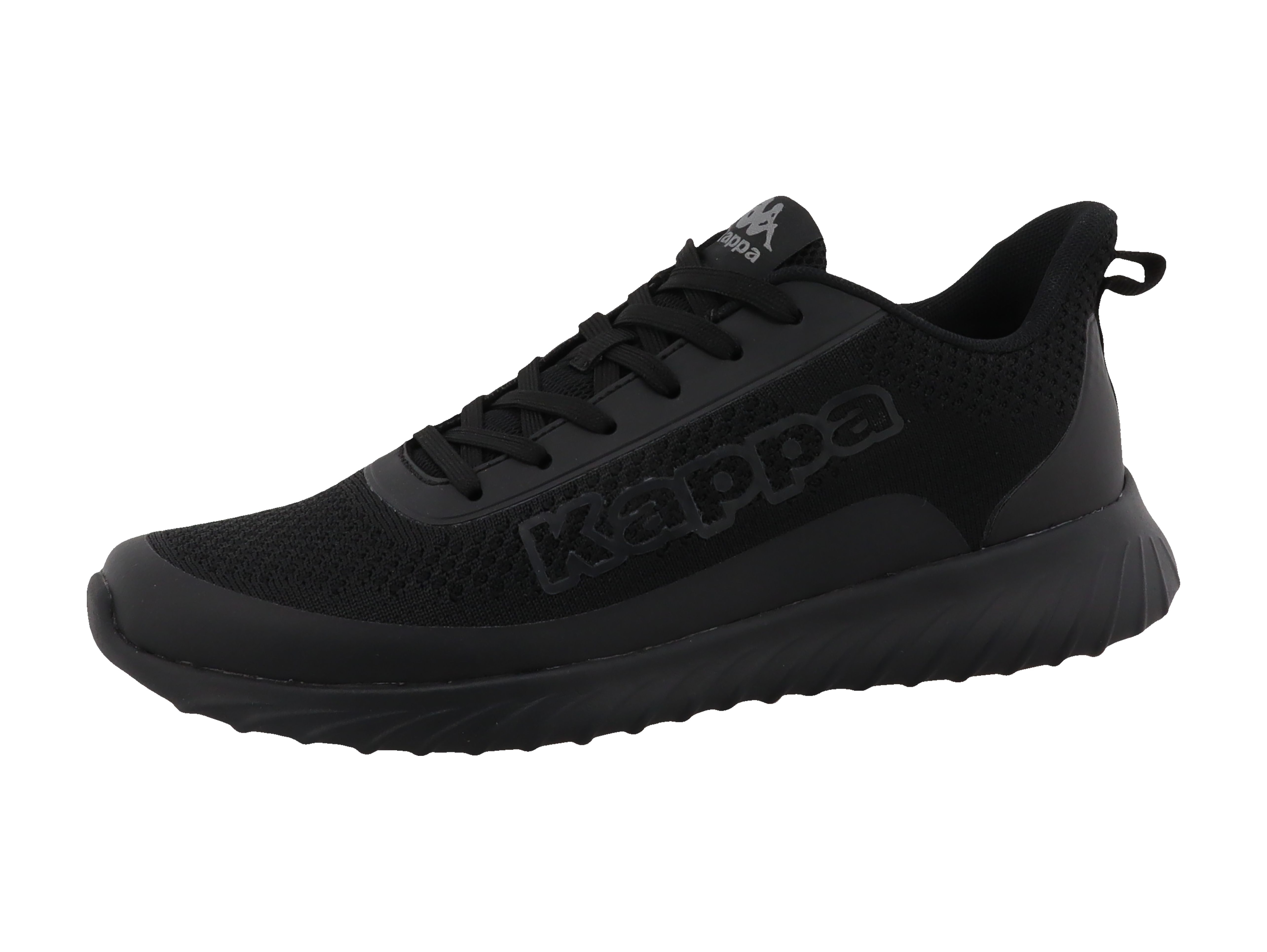 Sneaker KAPPA "JALE", Herren, Gr. 45, schwarz, Synthetik, Schuhe Sneaker