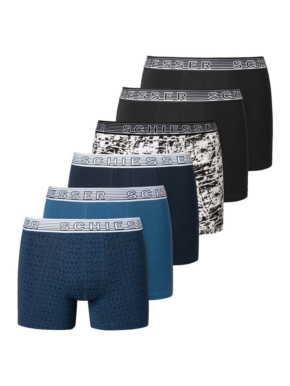 Schiesser Boxershort 6er Pack Jungen mehrfarbig, 176 Image