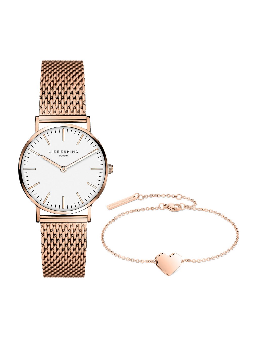 Liebeskind Berlin Uhr & Armband Lovely Basic Rosé Damen roségold, ONE SIZE Image