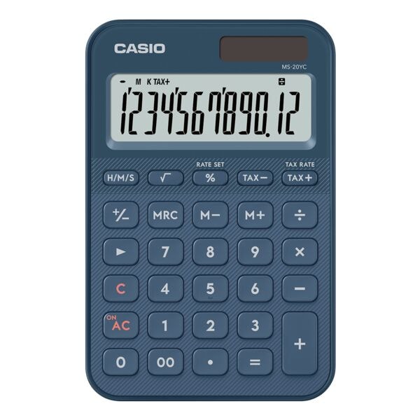 CASIO Tischrechner »MS-20YC« Nachtblau, 10.1x1.8 cm Image