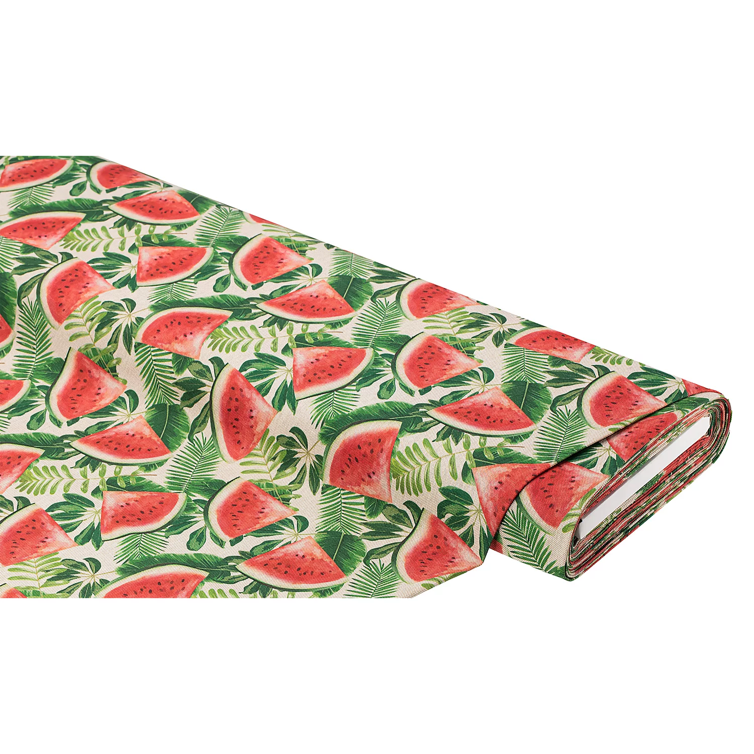 Dekostoff Wassermelone, natur-color Image