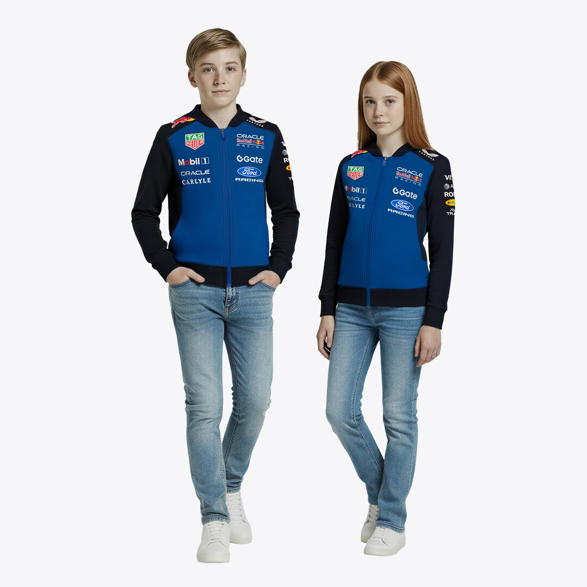 Sweat à capuche zippé Oracle Red Bull Racing 2026 Team - Enfant - unisexe Taille: JS