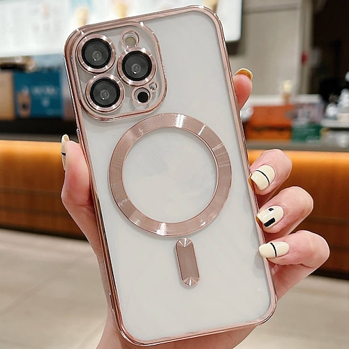 Handy Hülle Handyhüllen Für iPhone 17 Air 17 16 15 14 Pro Max Plus 13 Pro Max Rückseite Magnetisch Stoßfest Retro TPU Image