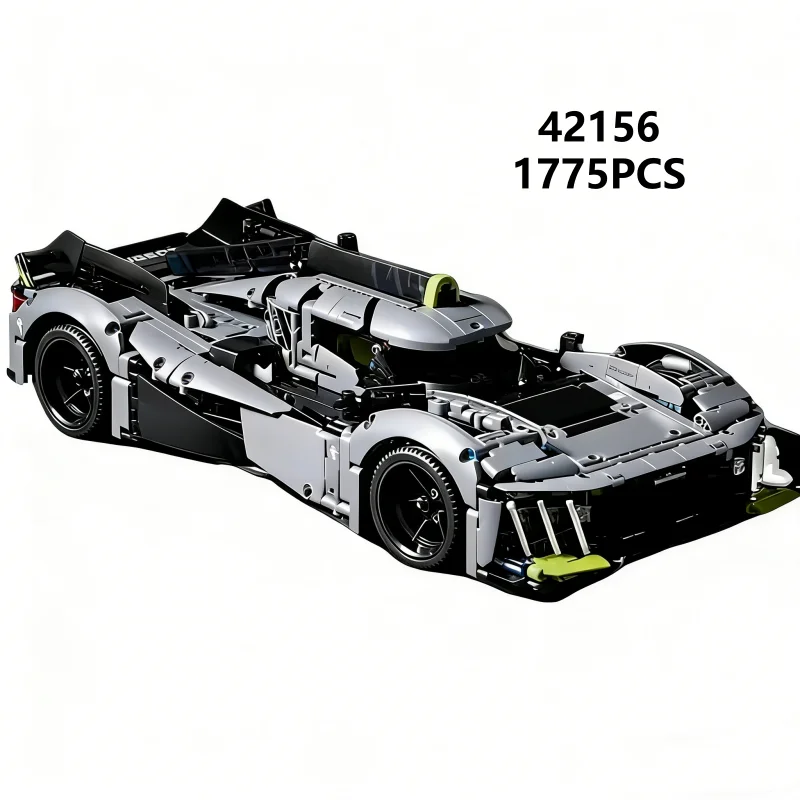 42156 Super-Sportwagen Peugeot 9X8 Supercar Rennwagen Bausatz Geschenk 1775 Teile Bausteine Lernspielzeug für Kinder Image