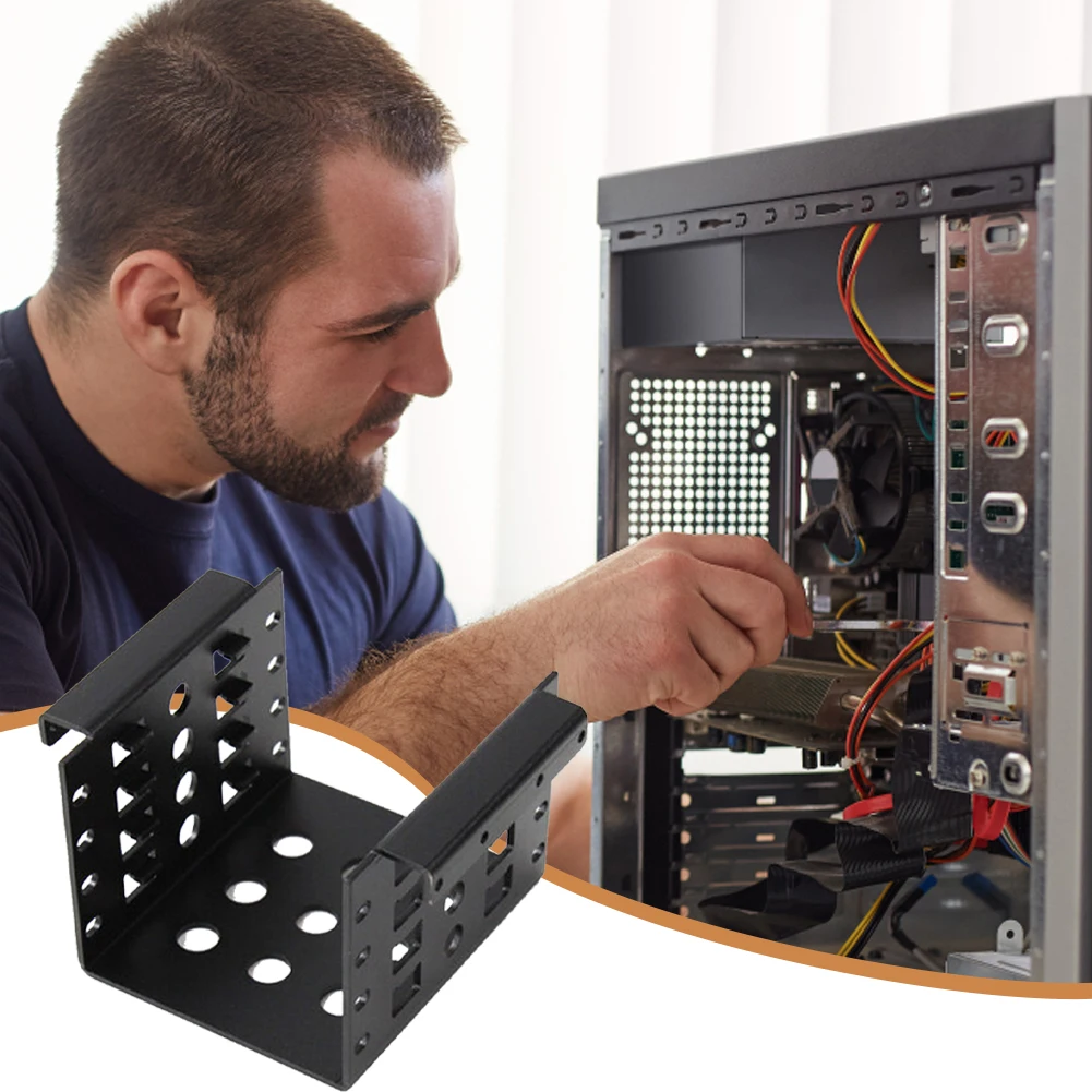 4-Schacht-Caddy-Chassis für 2,5 Zoll bis 3,5 Zoll SSD-Festplatten, interne Montagehalterung Image