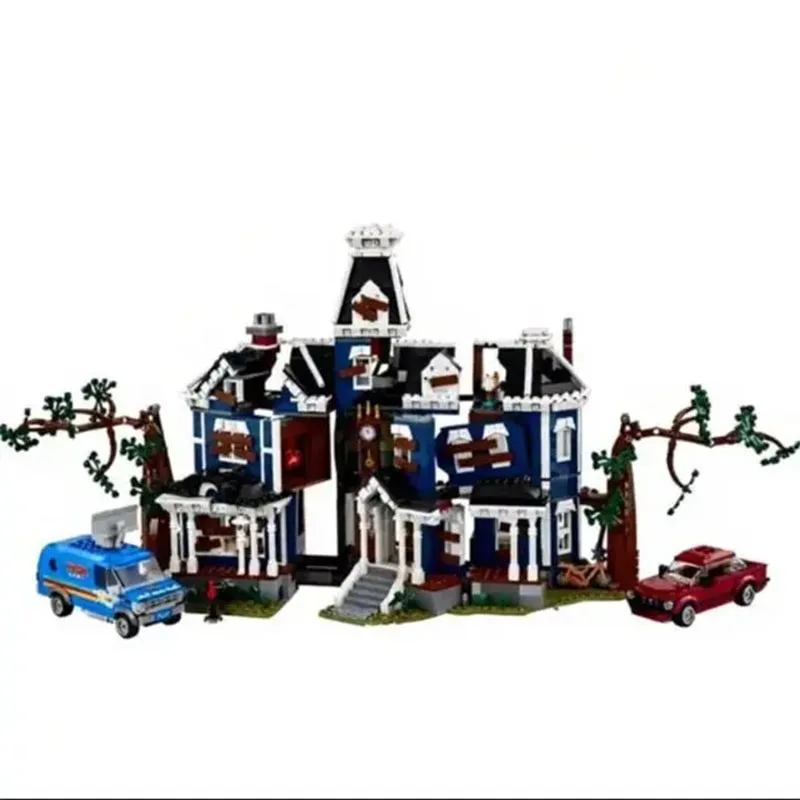 MOC Ideas Science TV-Serie Stranger Event Creel House Sets City Architecture 11370 Bausteine Kinderspielzeug Geschenk Image
