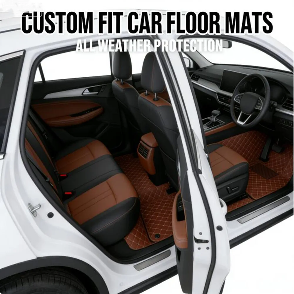 Tapis de sol de voiture personnalisés pour Renault Megane 2 Megane 3 Megane 4, en cuir, durables, protection complète, accessoires automobiles, tapis de pied 87