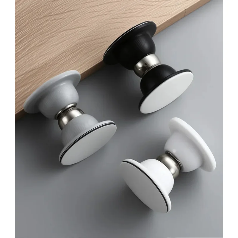 Silikon Anti-kollision Magnetische Tür Stopper Schlafzimmer Tür Studie Tür Puffer Tür Saug Kein Stanzen Starke Bindung