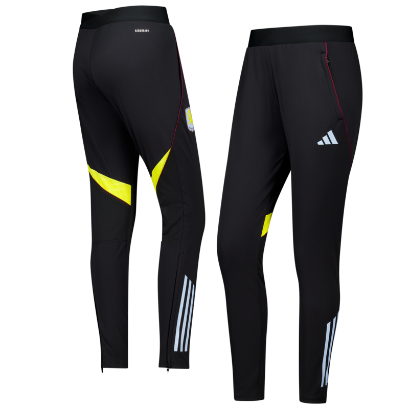 Aston Villa adidas Trainingshose – Schwarz – Damen Image