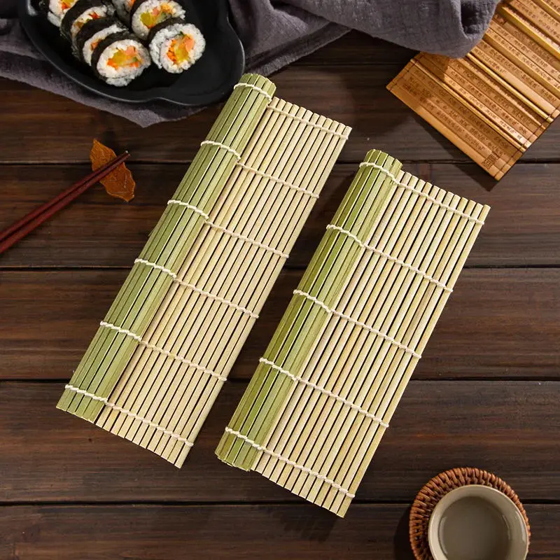 Küche Sushi Werkzeug Bambus Roll Matte DIY Onigiri Reis Paddel Werkzeuge Bambus Sushi Matte Japanische Sushi Maschine Werkzeug Image