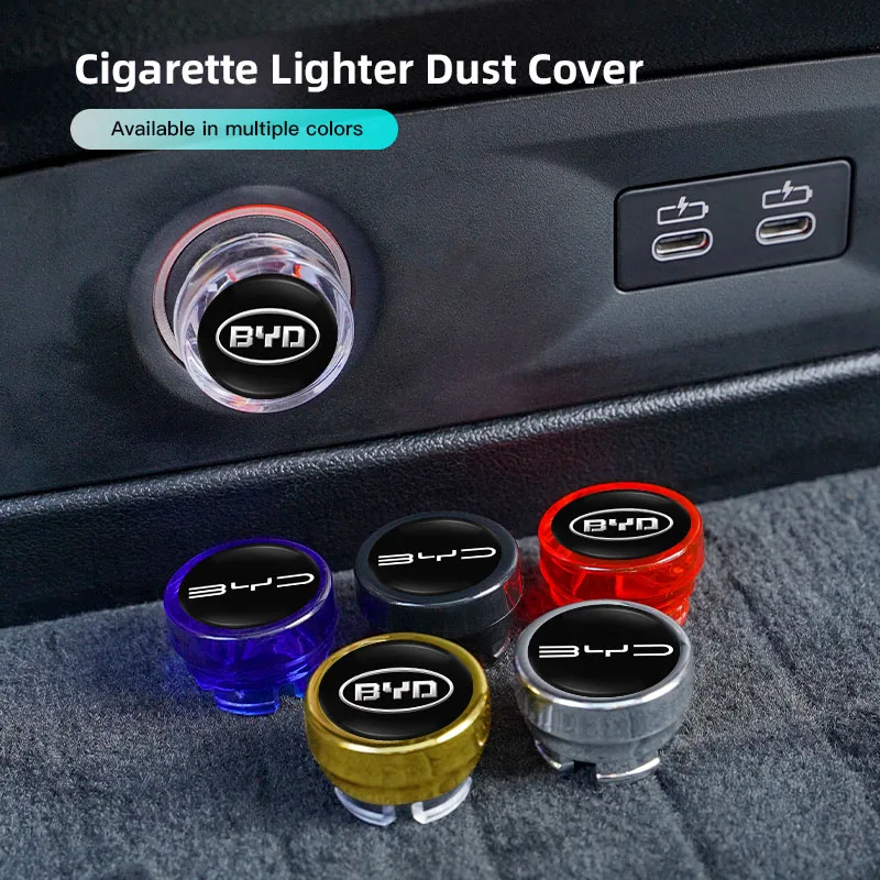 Auto-Zigarettenanzünder-Abdeckung, staubdicht, wasserdicht, Dekor-Kappe für BYD Atto 3 Yuan Plus Han Tang EV F3 E6 Dmi Song F0 Qin Pro G3 Ea1 Image
