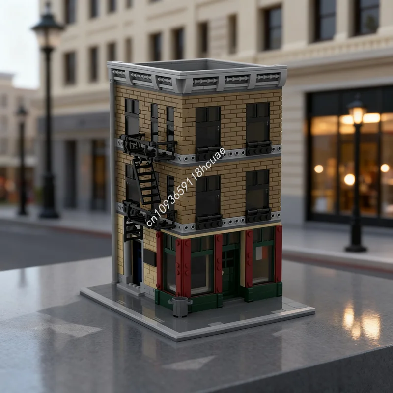 767 stücke MOC Peter S Wohnung Nelson Murdock Super Modell Bausteine Montieren Idee Bildung Kinder Weihnachten Geschenk Spielzeug Geburtstag Image