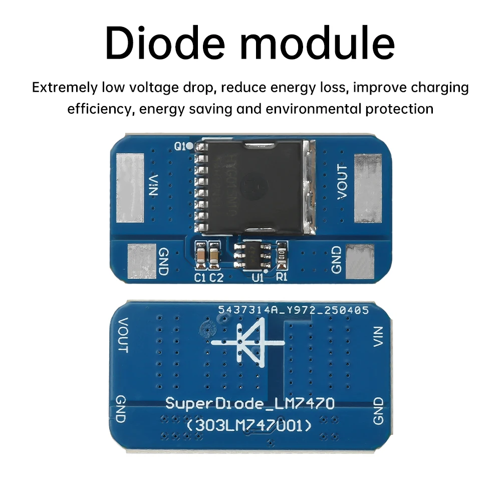 LM74700 Unbegrenztes ideales DiodenmodulIdeales Diodenmodul Anti-Rückfluss Idealer Diodengleichrichter 5-30V 10A Image
